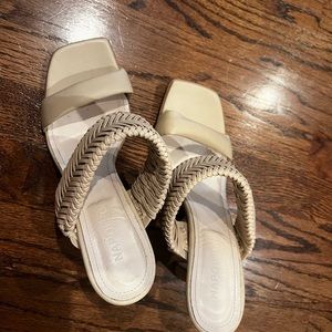 NAPOLEONI
Made In Italy 2 Bands Heel Sandals Size 8 Nude color